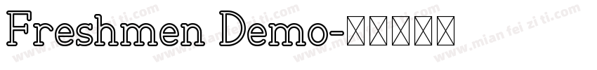 Freshmen Demo字体转换